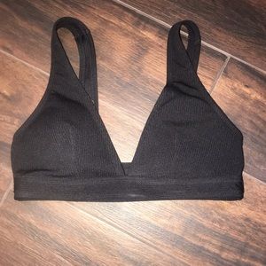 Black bikini top